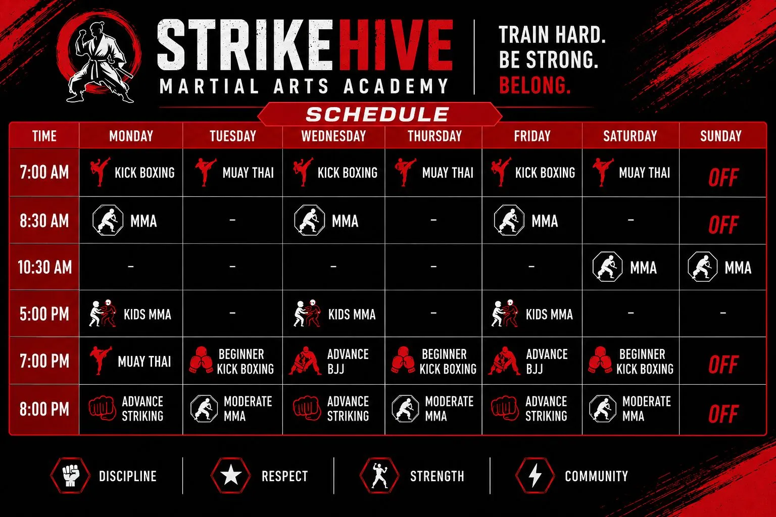 mixed martial arts schedule strikehive mma